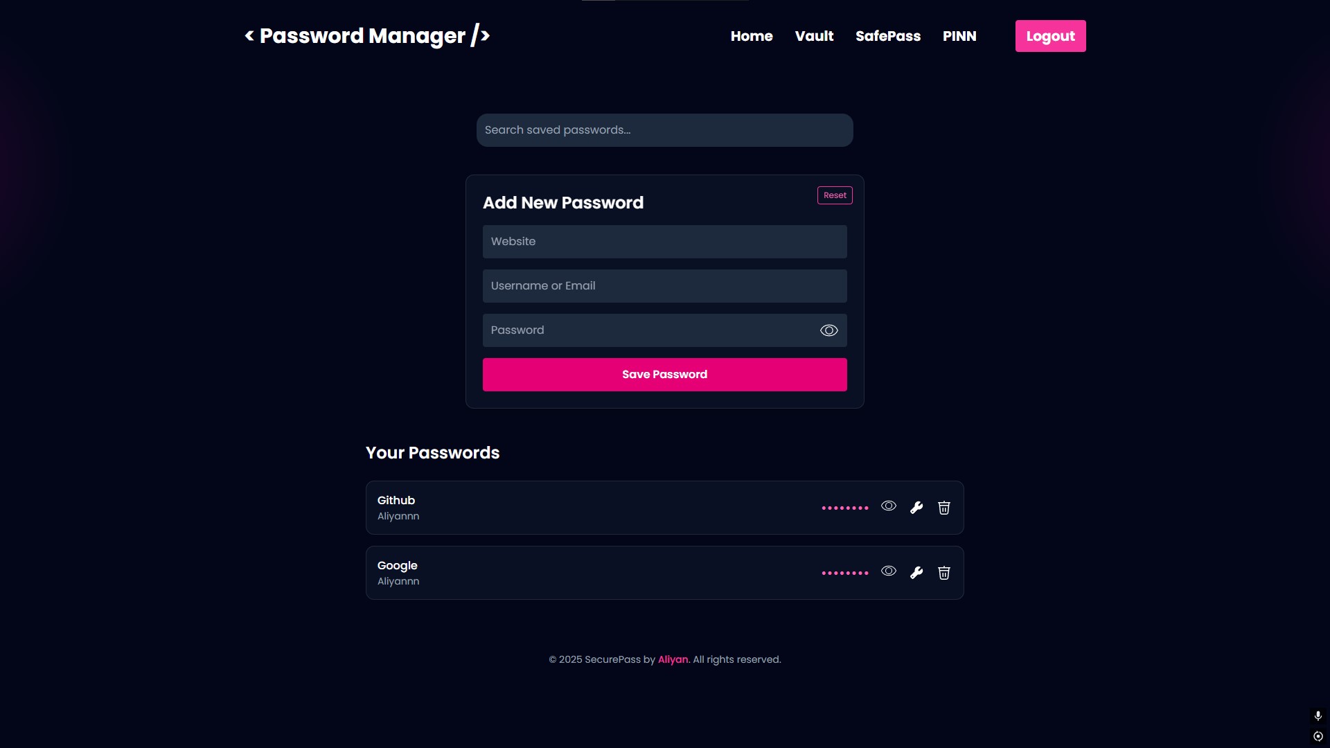 Password Manager